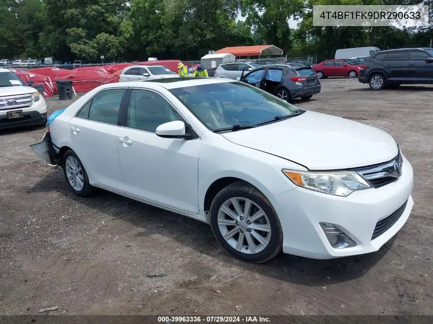 2013 Toyota Camry Xle VIN: 4T4BF1FK9DR290633 Lot: 39963336