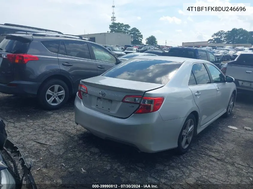 2013 Toyota Camry Se VIN: 4T1BF1FK8DU246696 Lot: 39990812