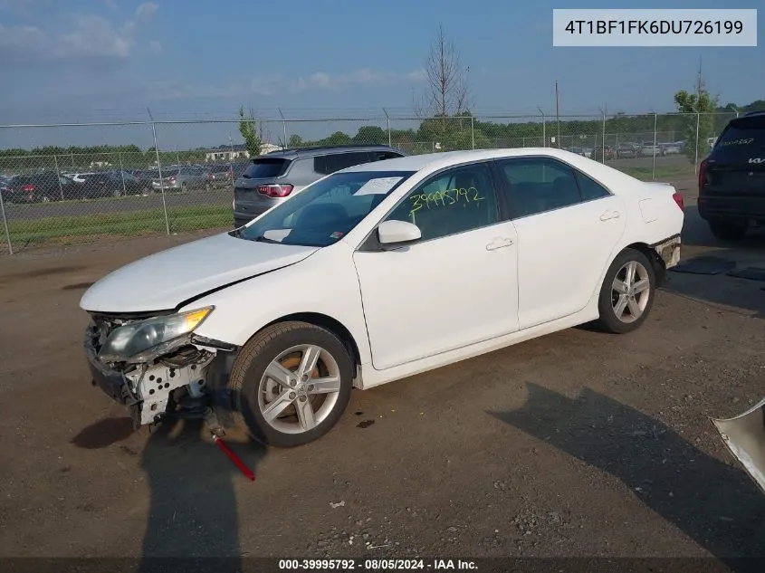 2013 Toyota Camry Se VIN: 4T1BF1FK6DU726199 Lot: 39995792