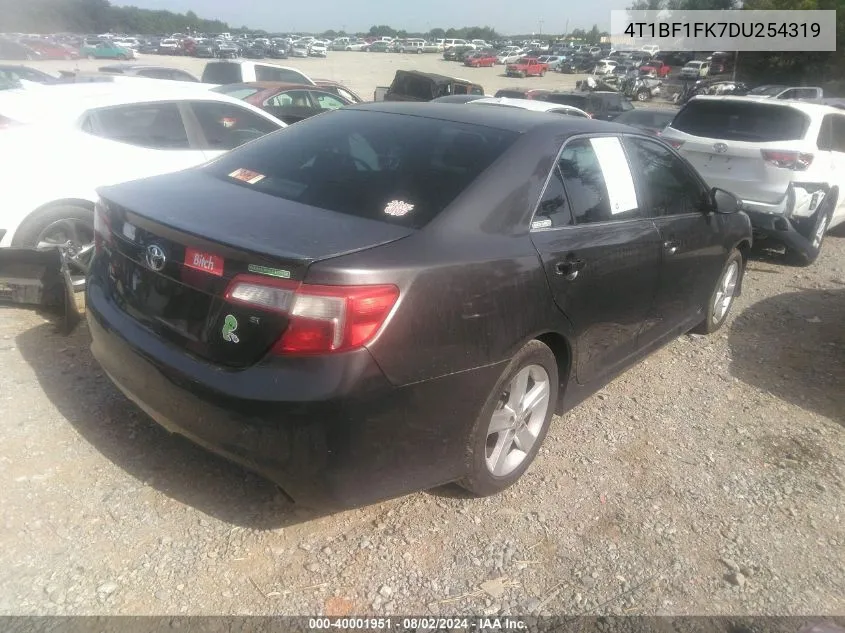 2013 Toyota Camry Se VIN: 4T1BF1FK7DU254319 Lot: 40001951