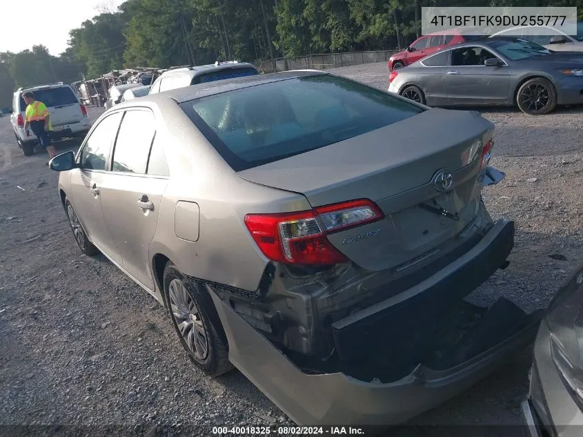 2013 Toyota Camry Le VIN: 4T1BF1FK9DU255777 Lot: 40018325