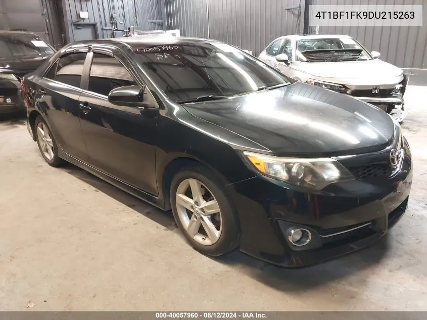 4T1BF1FK9DU215263 2013 Toyota Camry Se