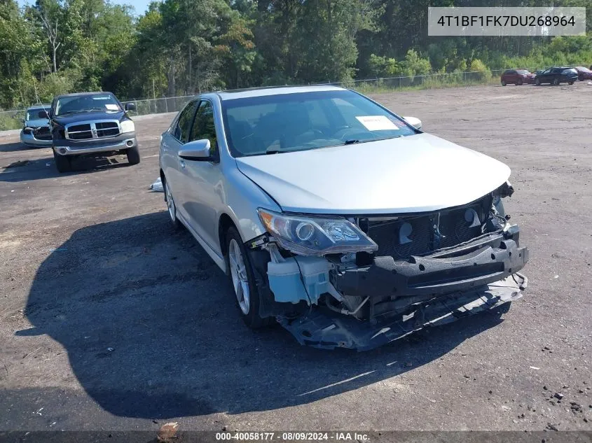 2013 Toyota Camry Se VIN: 4T1BF1FK7DU268964 Lot: 40058177