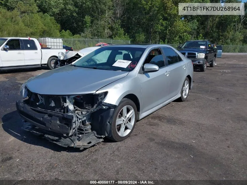 2013 Toyota Camry Se VIN: 4T1BF1FK7DU268964 Lot: 40058177