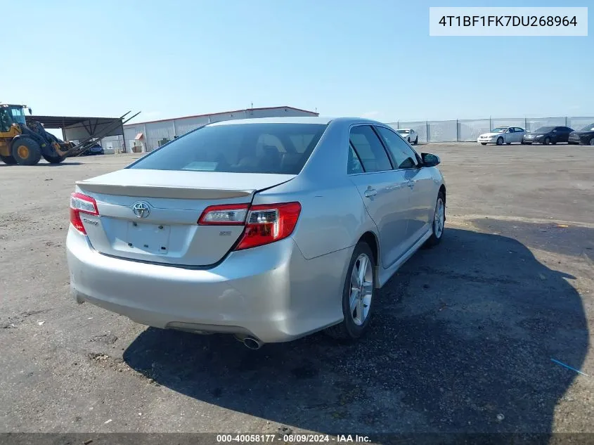 4T1BF1FK7DU268964 2013 Toyota Camry Se