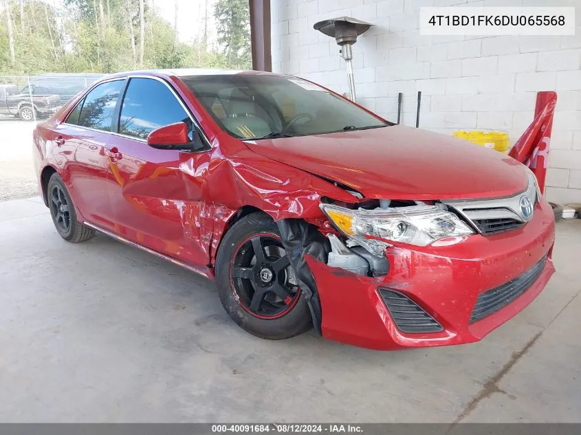 4T1BD1FK6DU065568 2013 Toyota Camry Hybrid Le