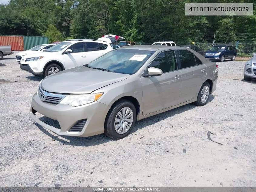 4T1BF1FK0DU697329 2013 Toyota Camry L