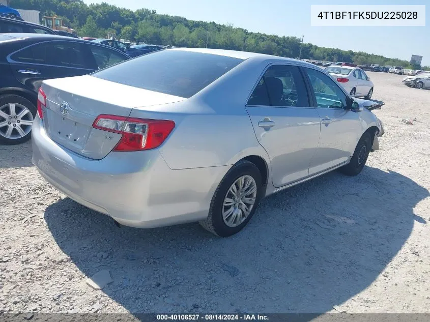 4T1BF1FK5DU225028 2013 Toyota Camry Le