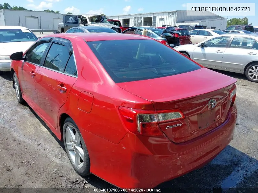 4T1BF1FK0DU642721 2013 Toyota Camry Se