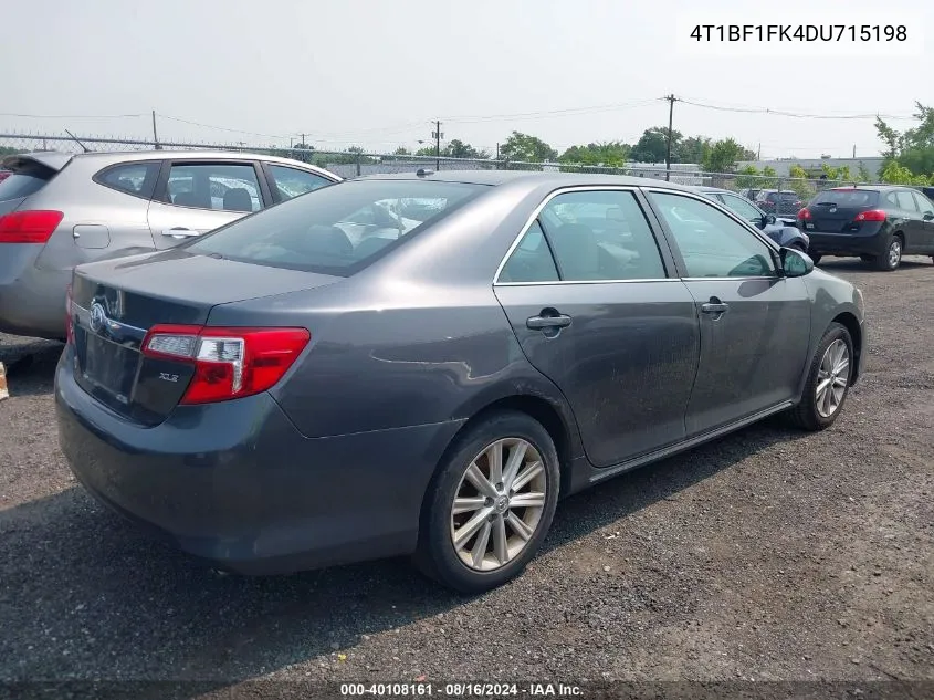 4T1BF1FK4DU715198 2013 Toyota Camry Xle