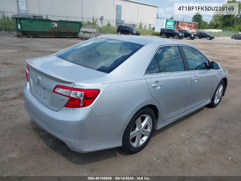 4T1BF1FK5DU239169 2013 Toyota Camry Se