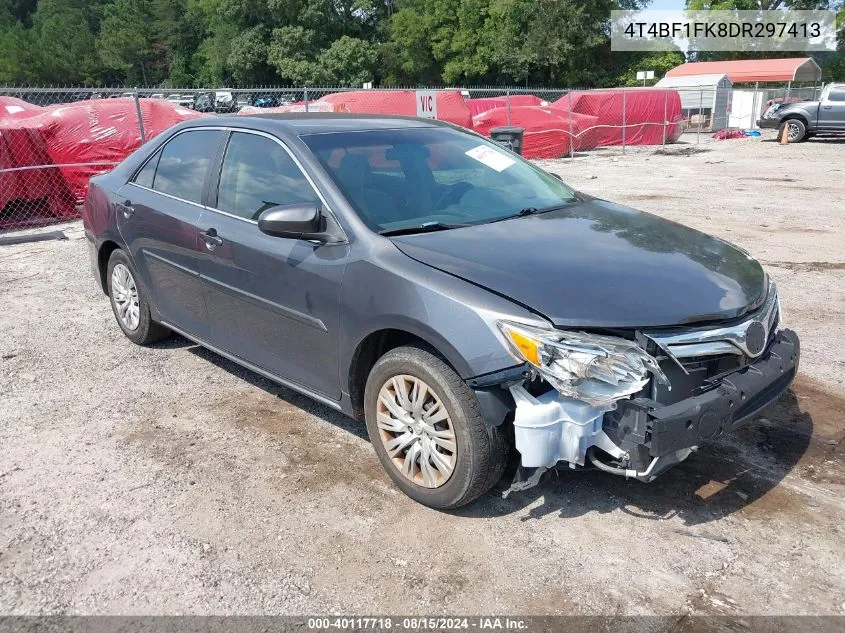 2013 Toyota Camry Le VIN: 4T4BF1FK8DR297413 Lot: 40117718