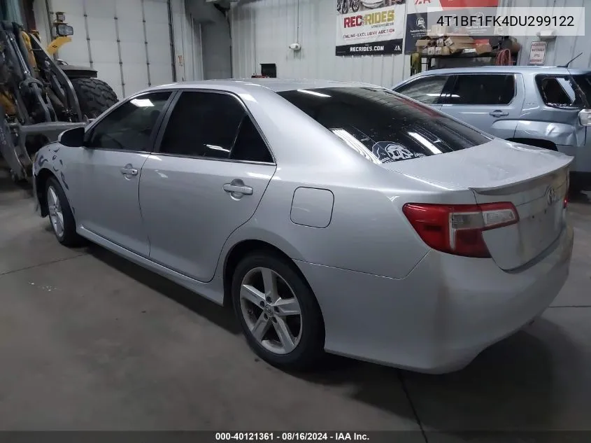 4T1BF1FK4DU299122 2013 Toyota Camry Se