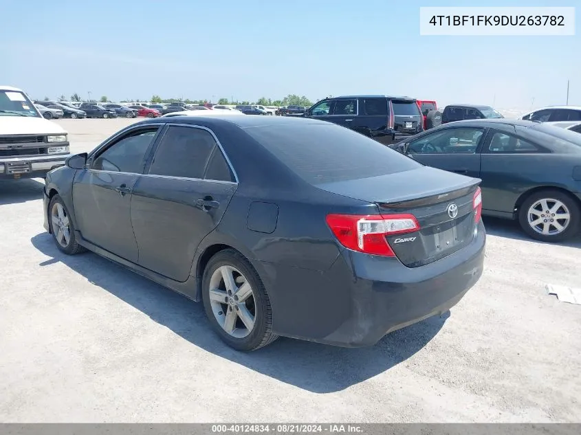 2013 Toyota Camry L/Se/Le/Xle VIN: 4T1BF1FK9DU263782 Lot: 40124834