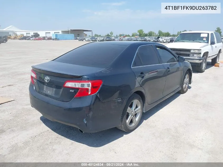 2013 Toyota Camry L/Se/Le/Xle VIN: 4T1BF1FK9DU263782 Lot: 40124834