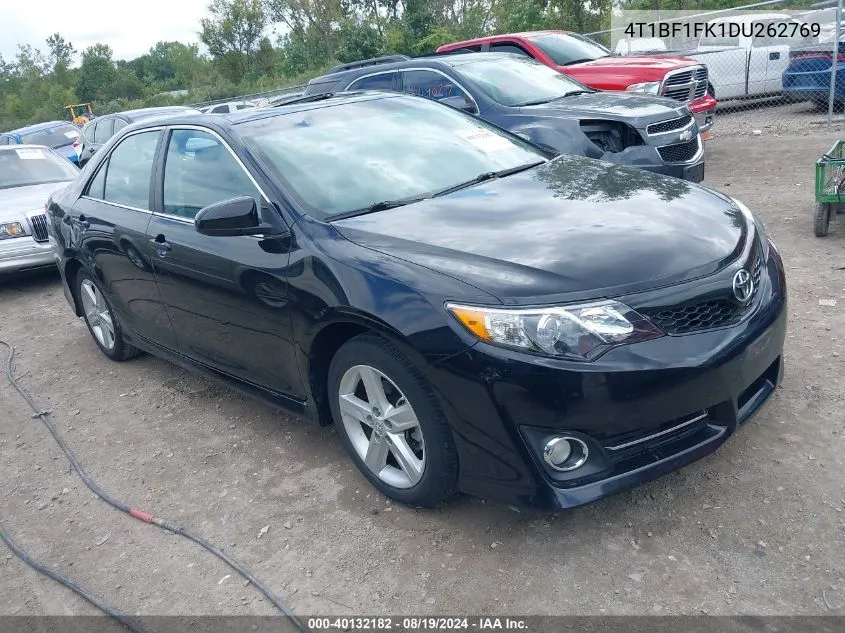 2013 Toyota Camry Se VIN: 4T1BF1FK1DU262769 Lot: 40132182