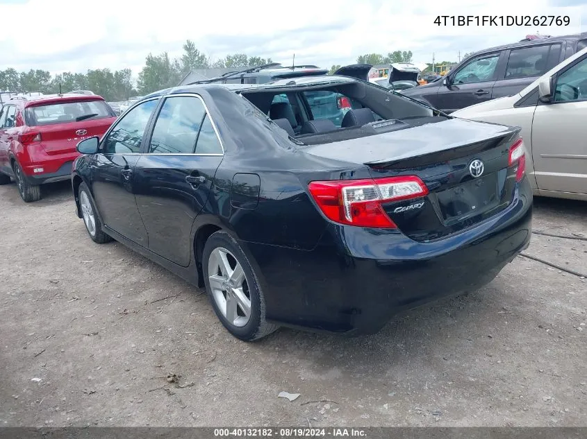 2013 Toyota Camry Se VIN: 4T1BF1FK1DU262769 Lot: 40132182