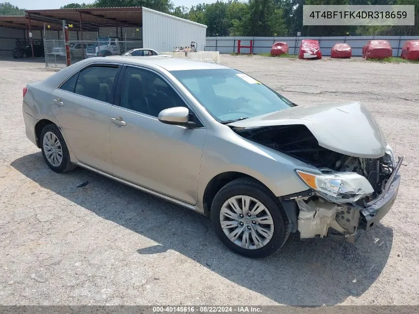 4T4BF1FK4DR318659 2013 Toyota Camry Le