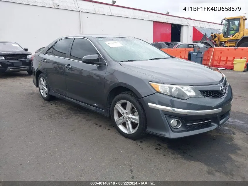 2013 Toyota Camry Se VIN: 4T1BF1FK4DU658579 Lot: 40148718