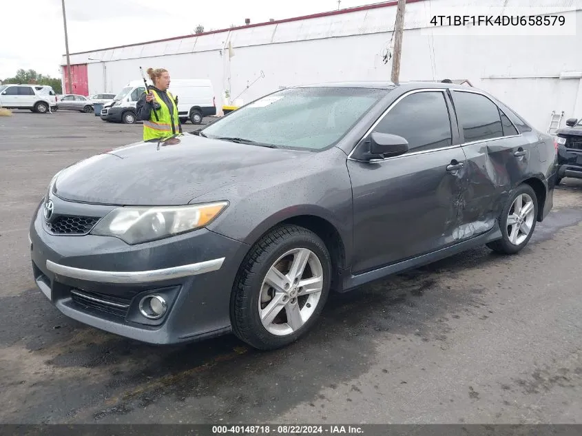 2013 Toyota Camry Se VIN: 4T1BF1FK4DU658579 Lot: 40148718