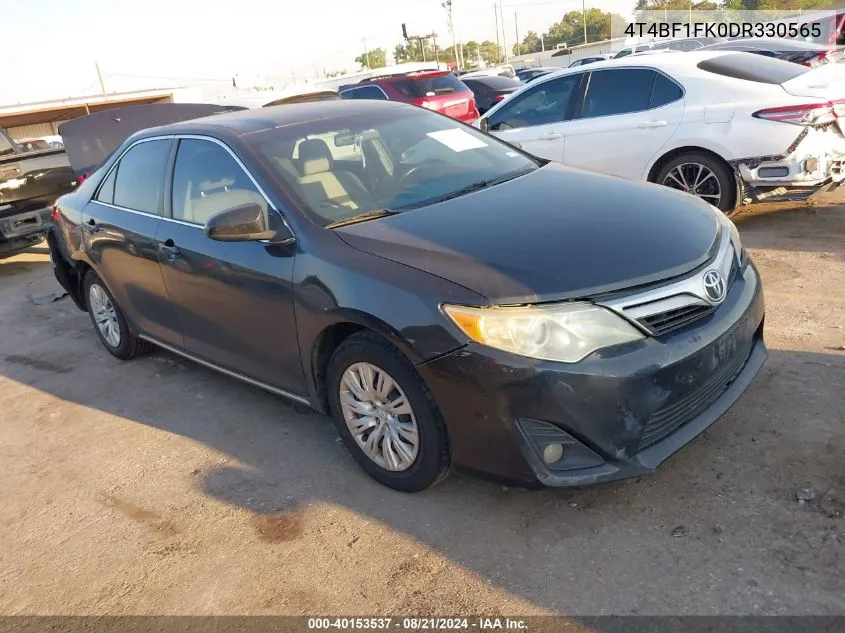 2013 Toyota Camry L/Se/Le/Xle VIN: 4T4BF1FK0DR330565 Lot: 40153537