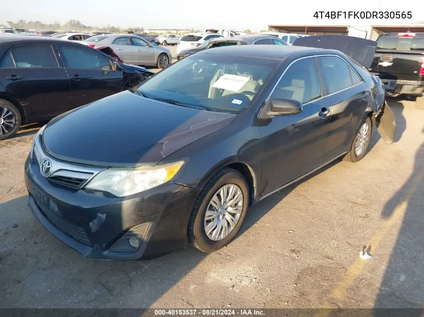 2013 Toyota Camry L/Se/Le/Xle VIN: 4T4BF1FK0DR330565 Lot: 40153537