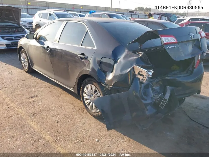 4T4BF1FK0DR330565 2013 Toyota Camry L/Se/Le/Xle