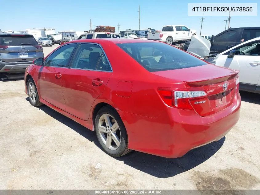 4T1BF1FK5DU678856 2013 Toyota Camry L/Se/Le/Xle