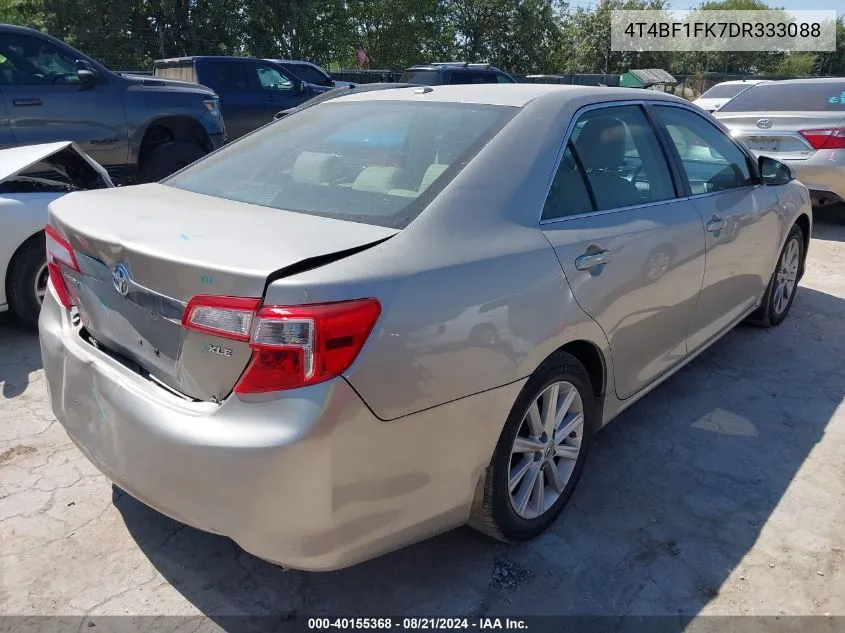 2013 Toyota Camry L/Se/Le/Xle VIN: 4T4BF1FK7DR333088 Lot: 40155368