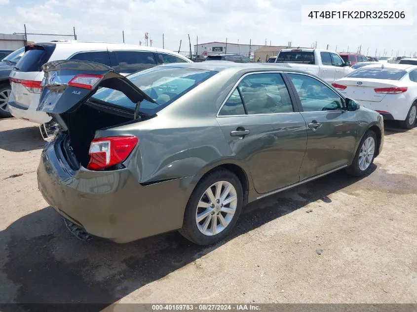 4T4BF1FK2DR325206 2013 Toyota Camry Xle