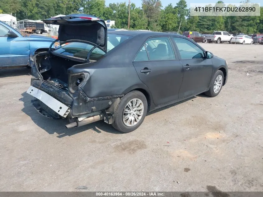 4T1BF1FK7DU262890 2013 Toyota Camry Le