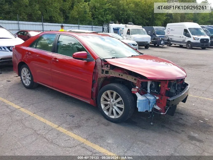 2013 Toyota Camry Xle VIN: 4T4BF1FK1DR295261 Lot: 40170133