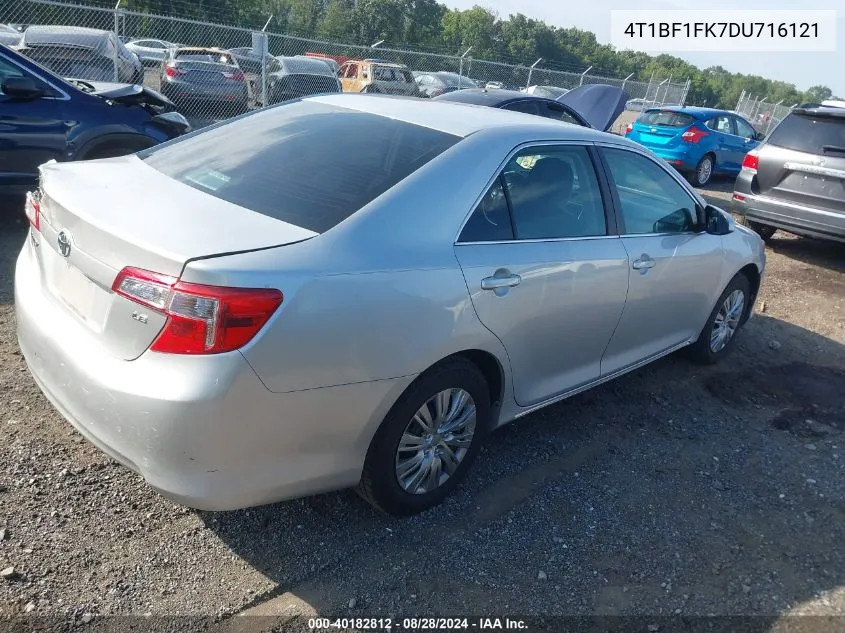 4T1BF1FK7DU716121 2013 Toyota Camry Le