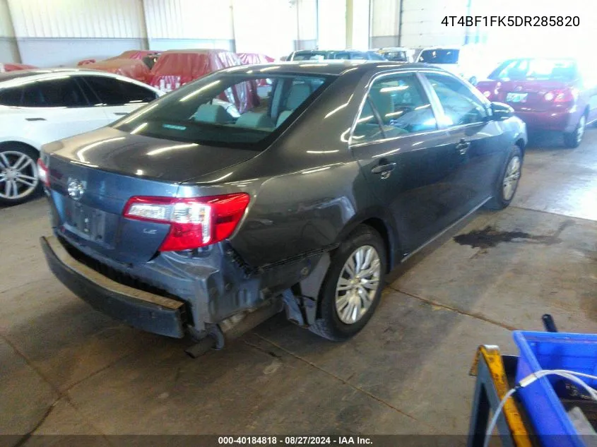 4T4BF1FK5DR285820 2013 Toyota Camry Le