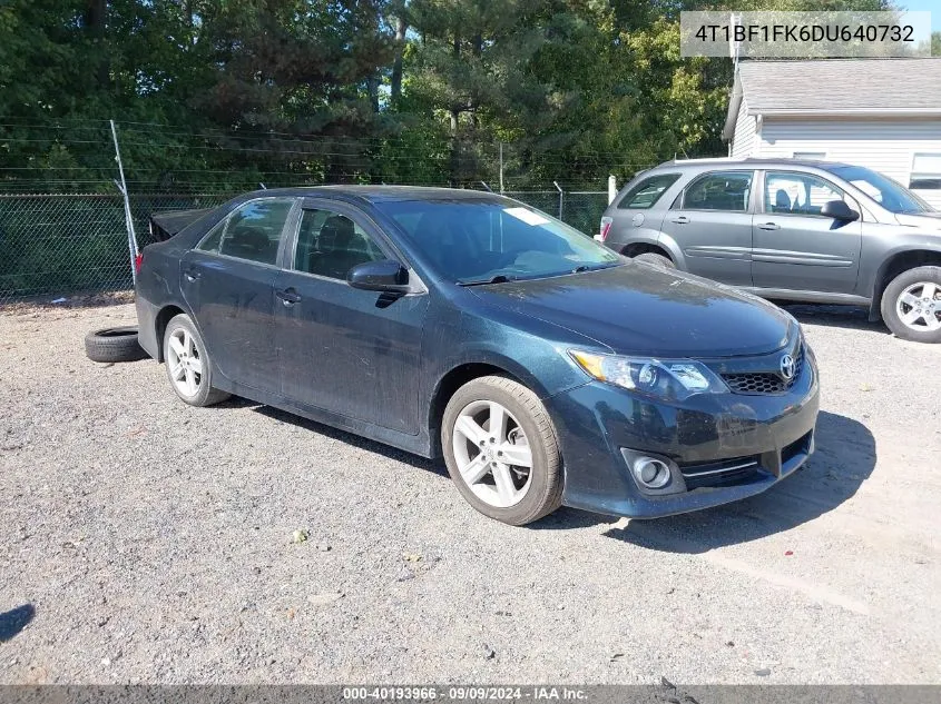 2013 Toyota Camry Se VIN: 4T1BF1FK6DU640732 Lot: 40193966