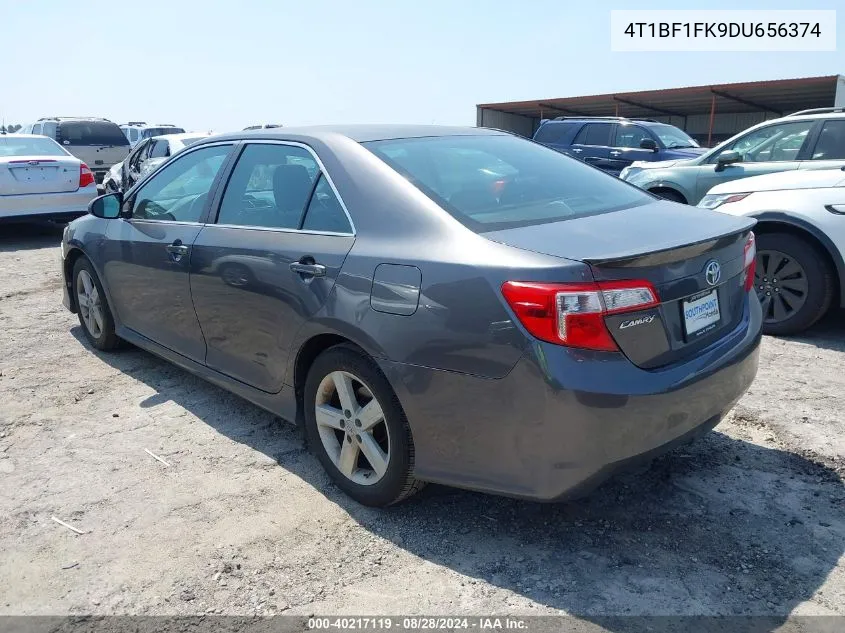 2013 Toyota Camry Se VIN: 4T1BF1FK9DU656374 Lot: 40217119