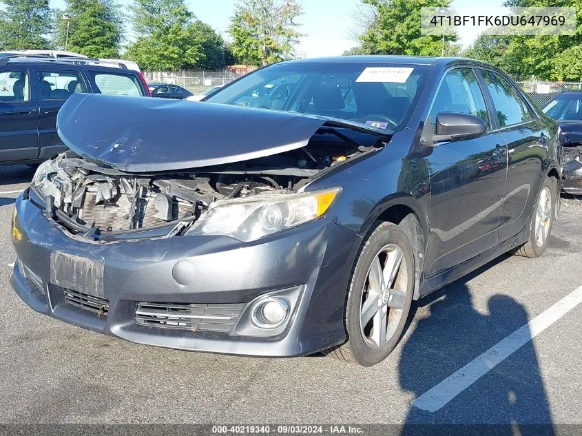 4T1BF1FK6DU647969 2013 Toyota Camry Se