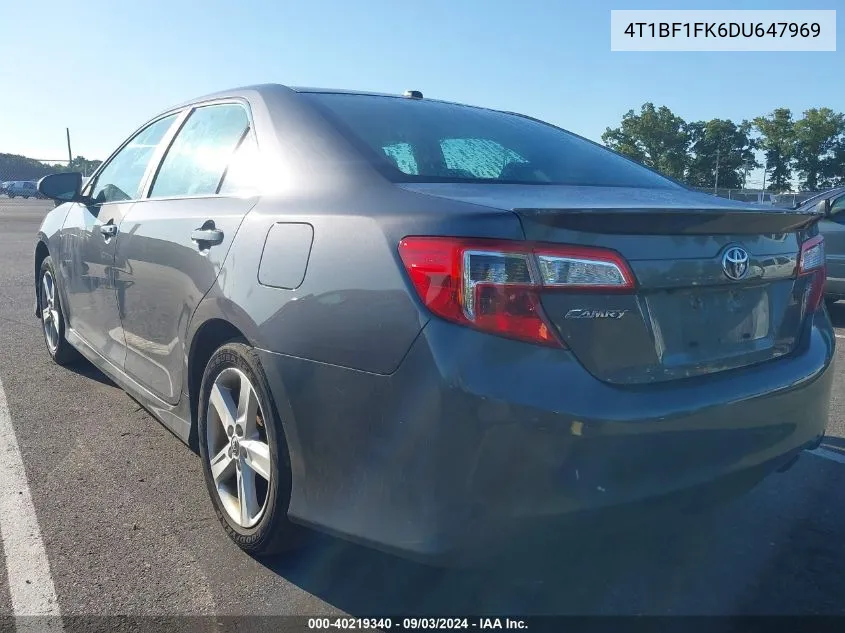 4T1BF1FK6DU647969 2013 Toyota Camry Se