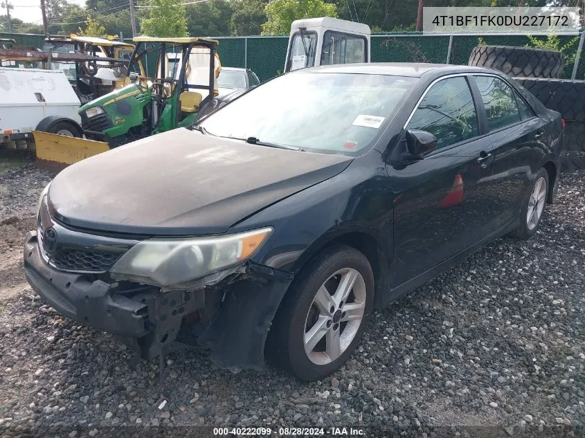 2013 Toyota Camry Se VIN: 4T1BF1FK0DU227172 Lot: 40222099