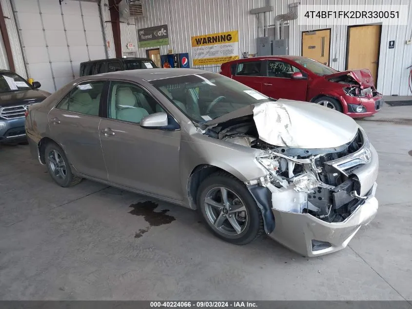 4T4BF1FK2DR330051 2013 Toyota Camry L/Se/Le/Xle