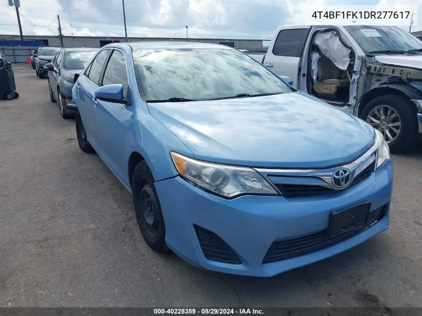 4T4BF1FK1DR277617 2013 Toyota Camry Le