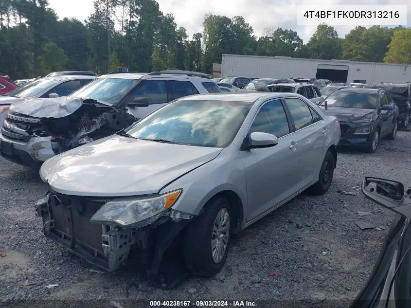 4T4BF1FK0DR313216 2013 Toyota Camry Le