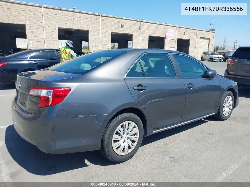 2013 Toyota Camry Le VIN: 4T4BF1FK7DR336556 Lot: 40245919