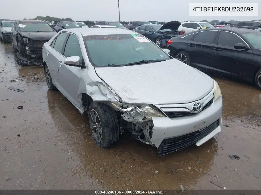 4T1BF1FK8DU232698 2013 Toyota Camry Le