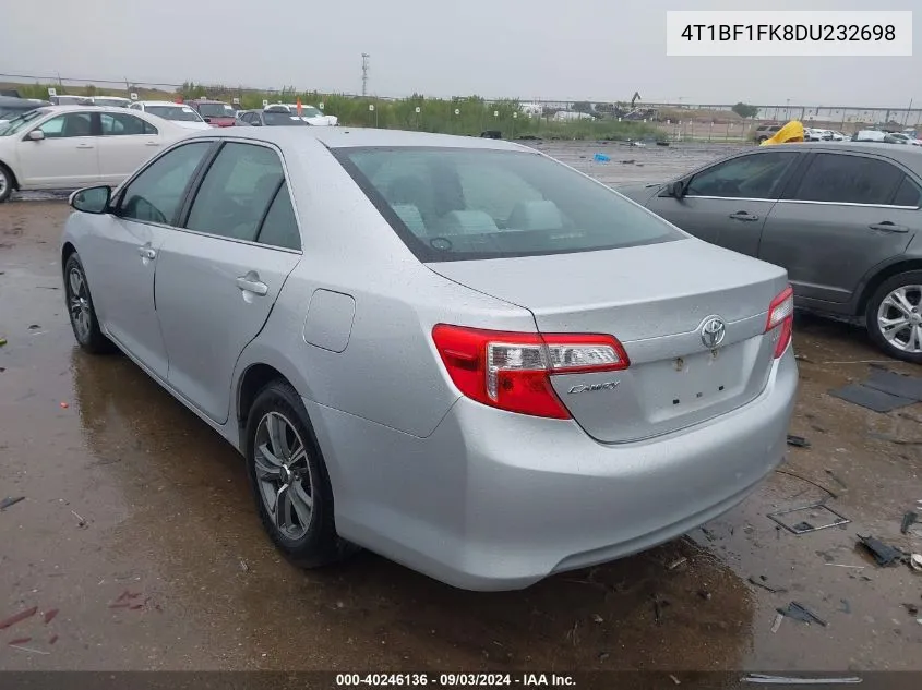 4T1BF1FK8DU232698 2013 Toyota Camry Le