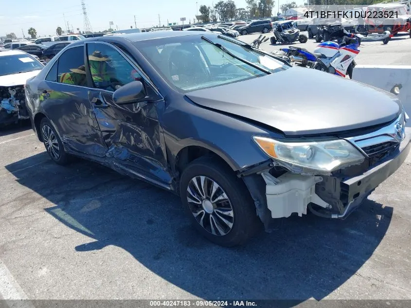 2013 Toyota Camry L/Se/Le/Xle VIN: 4T1BF1FK1DU223521 Lot: 40247183