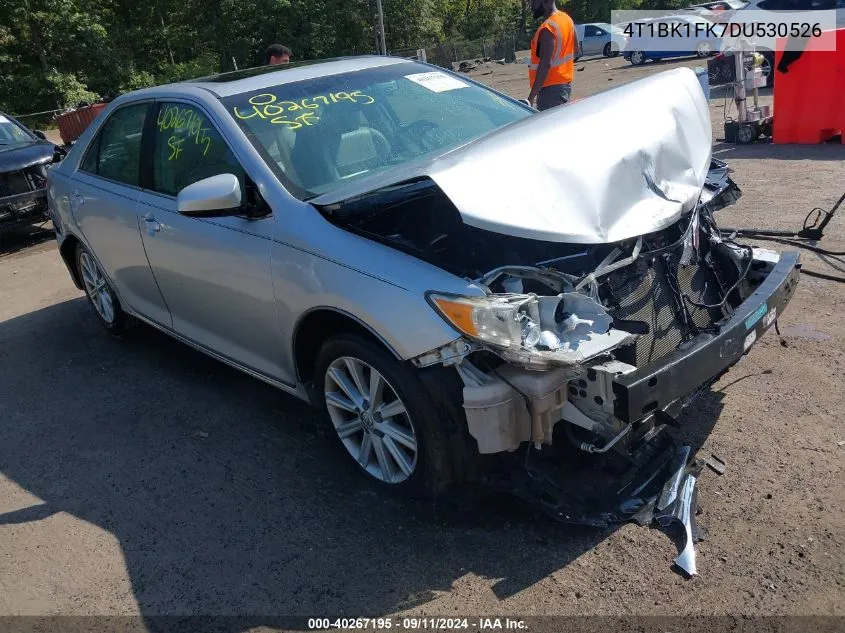 2013 Toyota Camry Se/Xle VIN: 4T1BK1FK7DU530526 Lot: 40267195