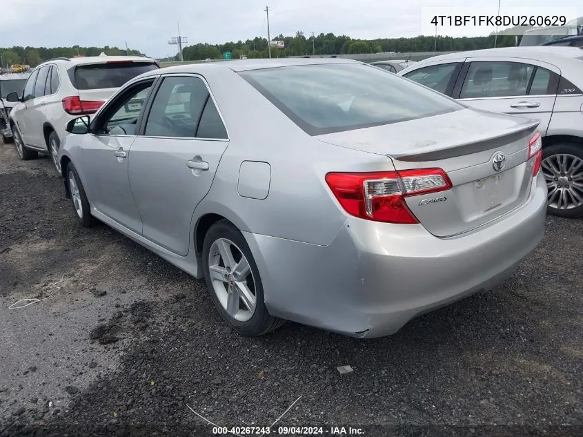 2013 Toyota Camry L/Se/Le/Xle VIN: 4T1BF1FK8DU260629 Lot: 40267243