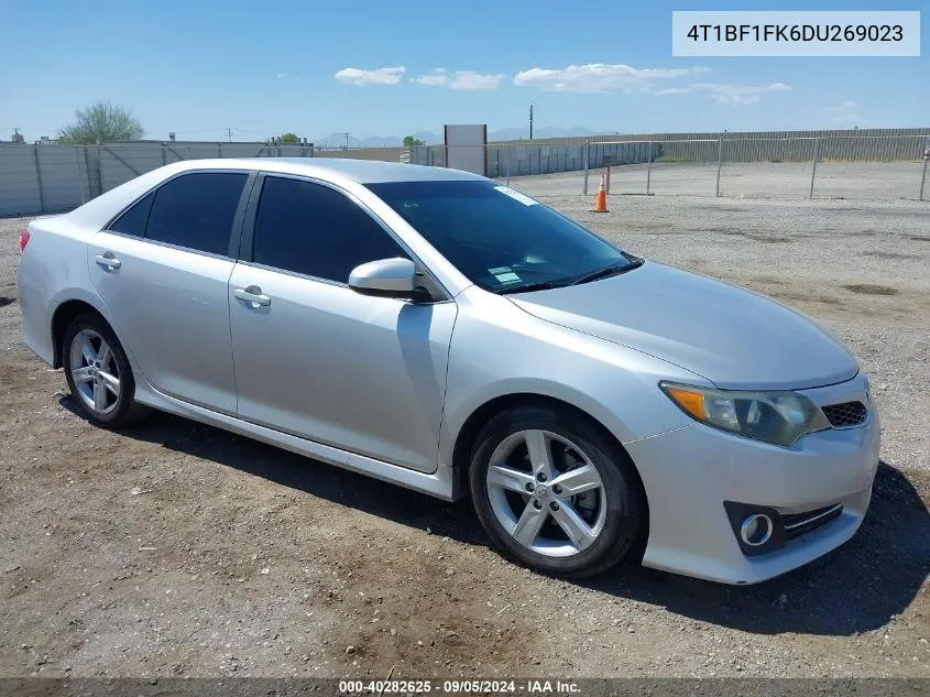 2013 Toyota Camry Se VIN: 4T1BF1FK6DU269023 Lot: 40282625