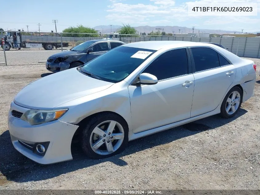 2013 Toyota Camry Se VIN: 4T1BF1FK6DU269023 Lot: 40282625